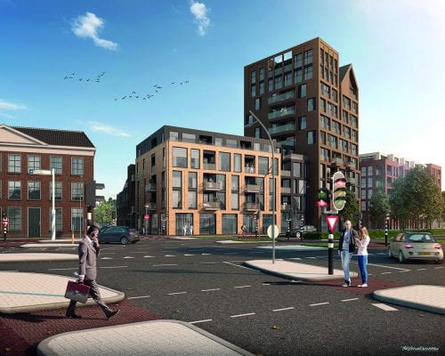 aluminium kozijnen ramen en balkontoegangen kop van hoog Zwolle